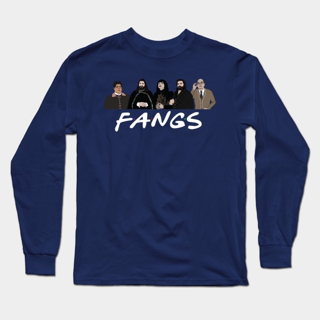 What We Do In The Shadows Parody Long Sleeve T-Shirt by BasicBeach